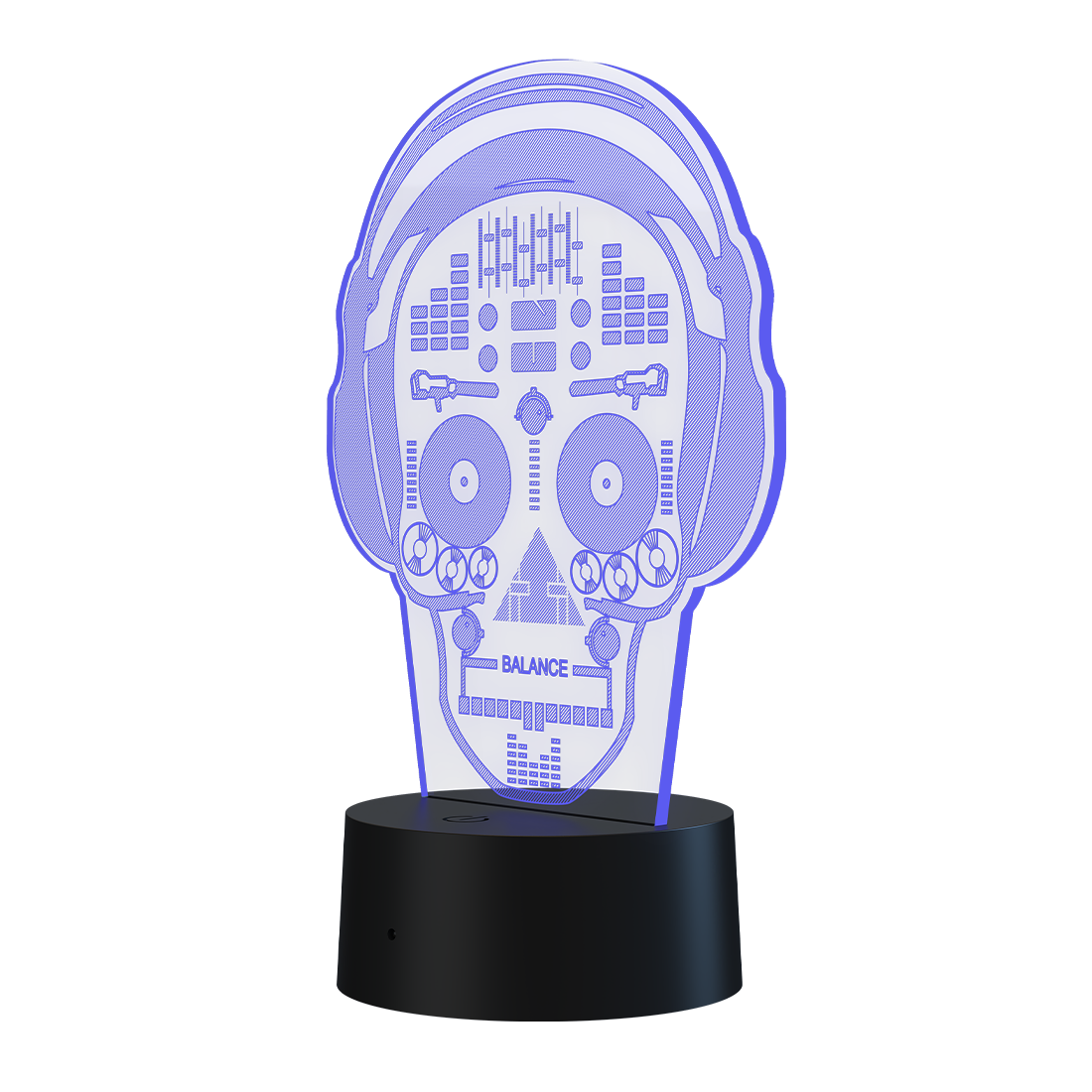 3D Led Lamp - Skull
