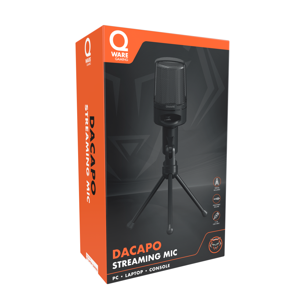 Dacapo Gaming Microphone - Black