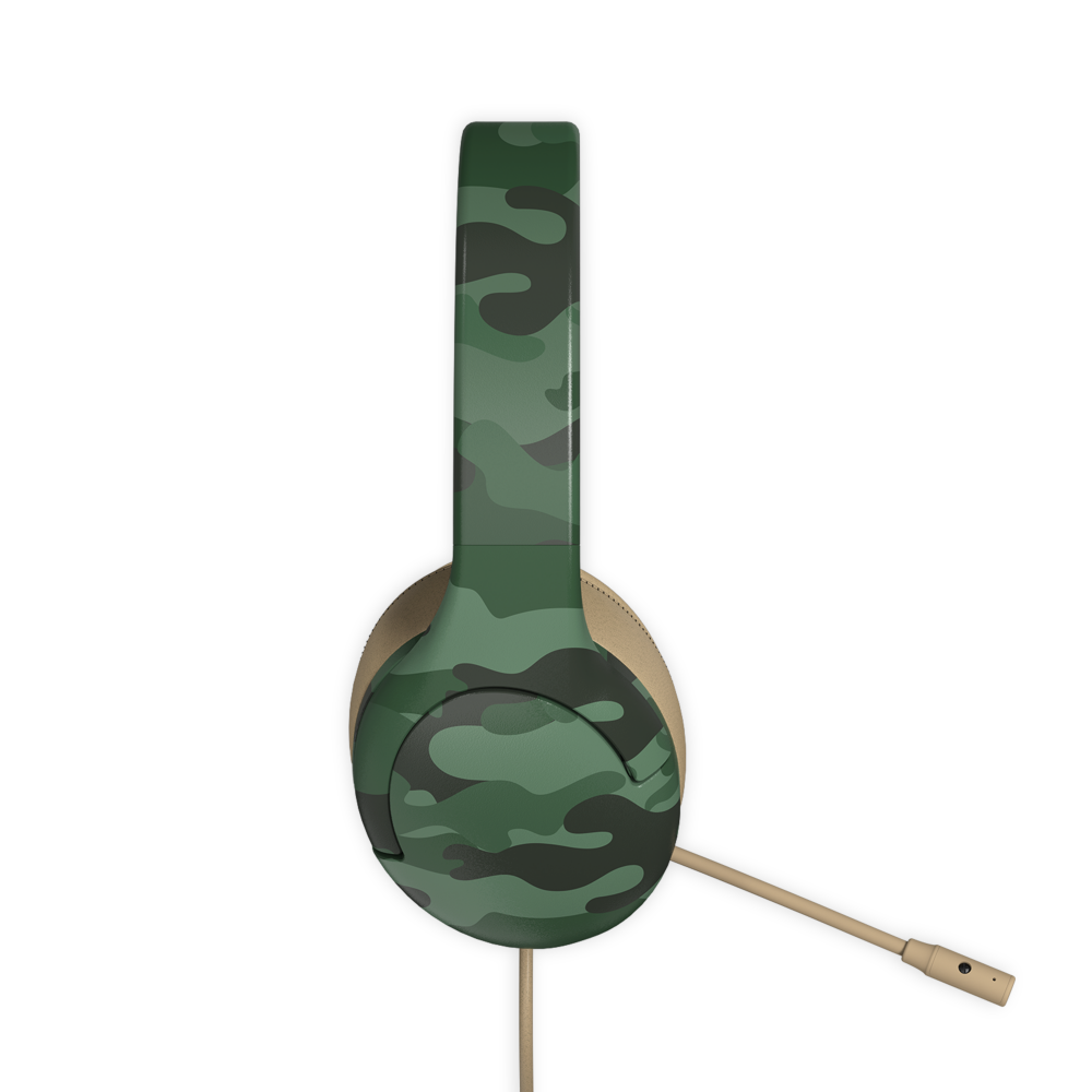 New Orleans Gaming Koptelefoon - Forest Camo Green