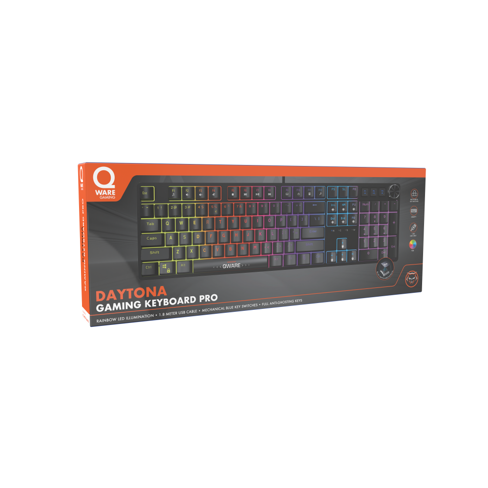 Daytona Gaming Toetsenbord Pro - Zwart