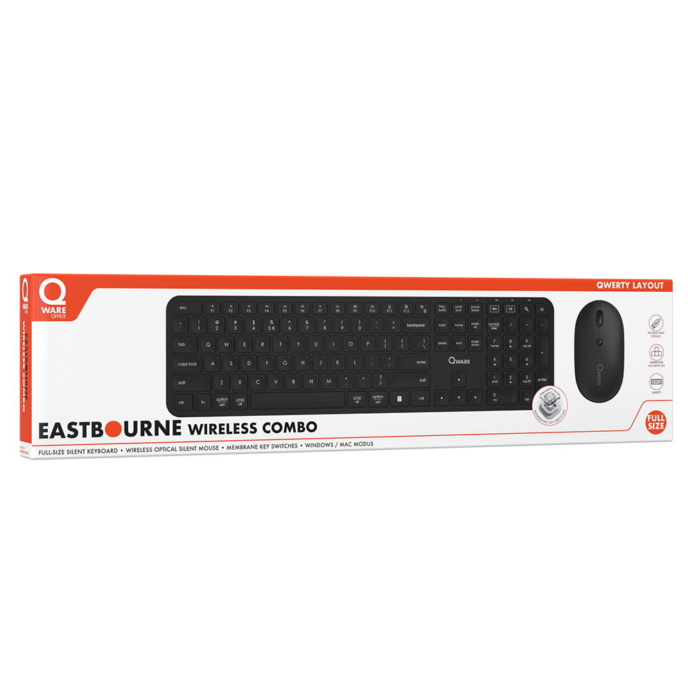 Eastbourne Wireless Combo - Black