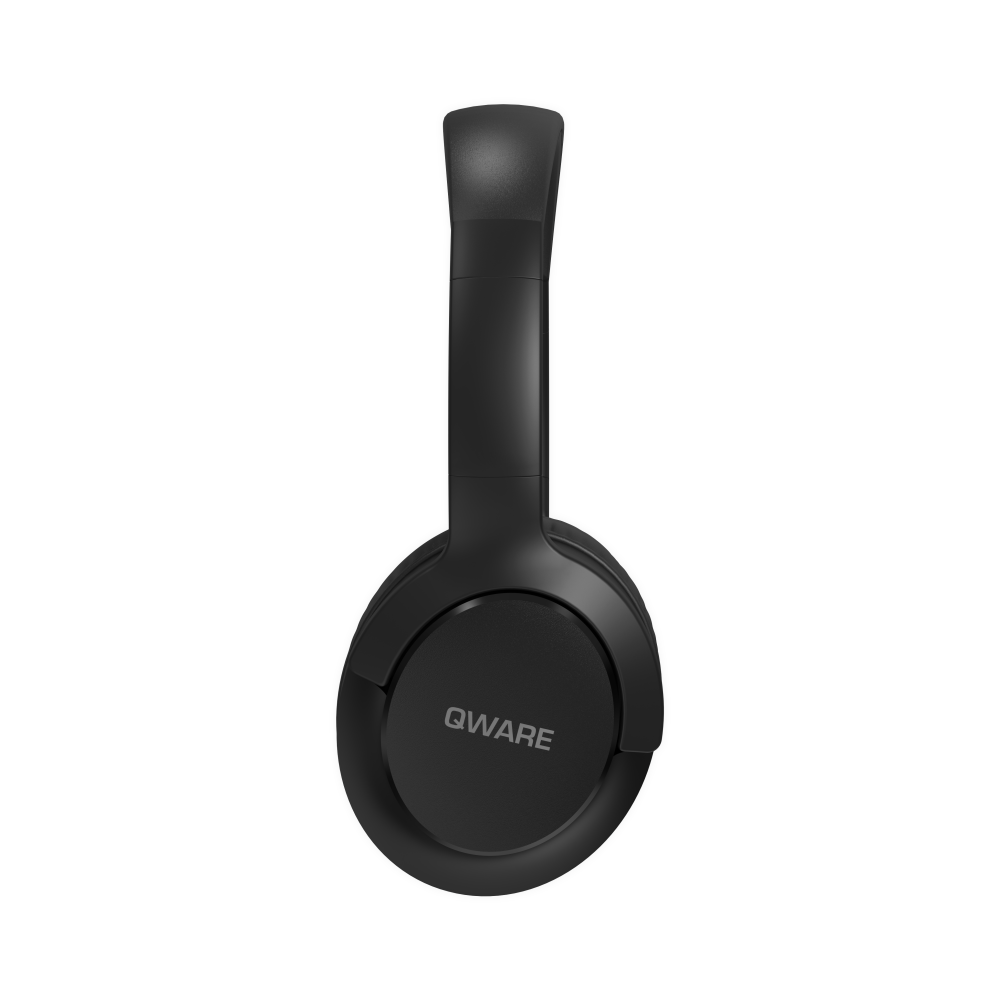 Qware Sound Wireless Headphone - Zwart