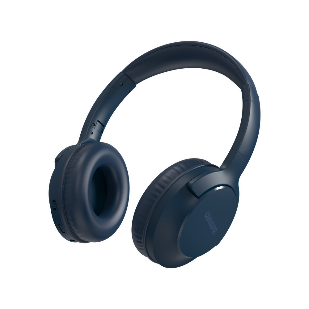 Qware Sound Wireless Headphone - Blauw