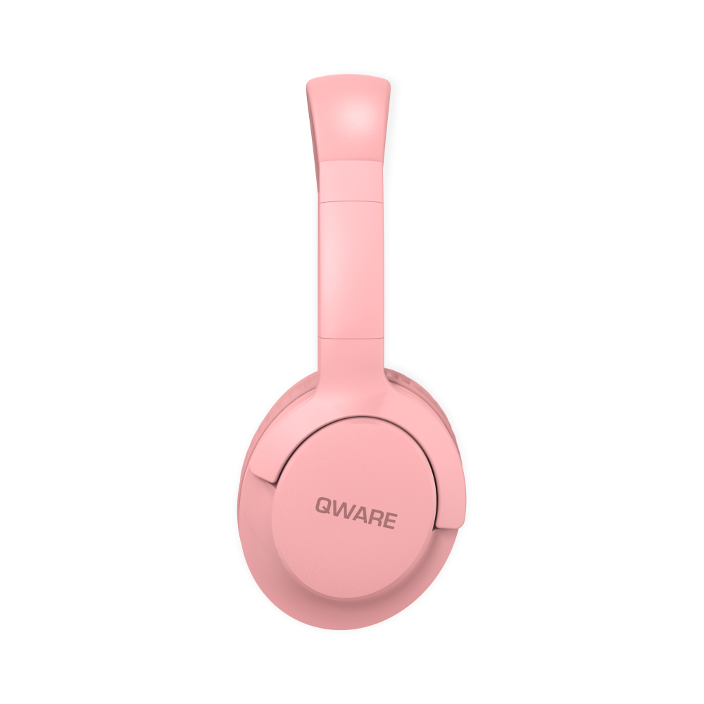 Qware Sound Wireless Headphone - Roze