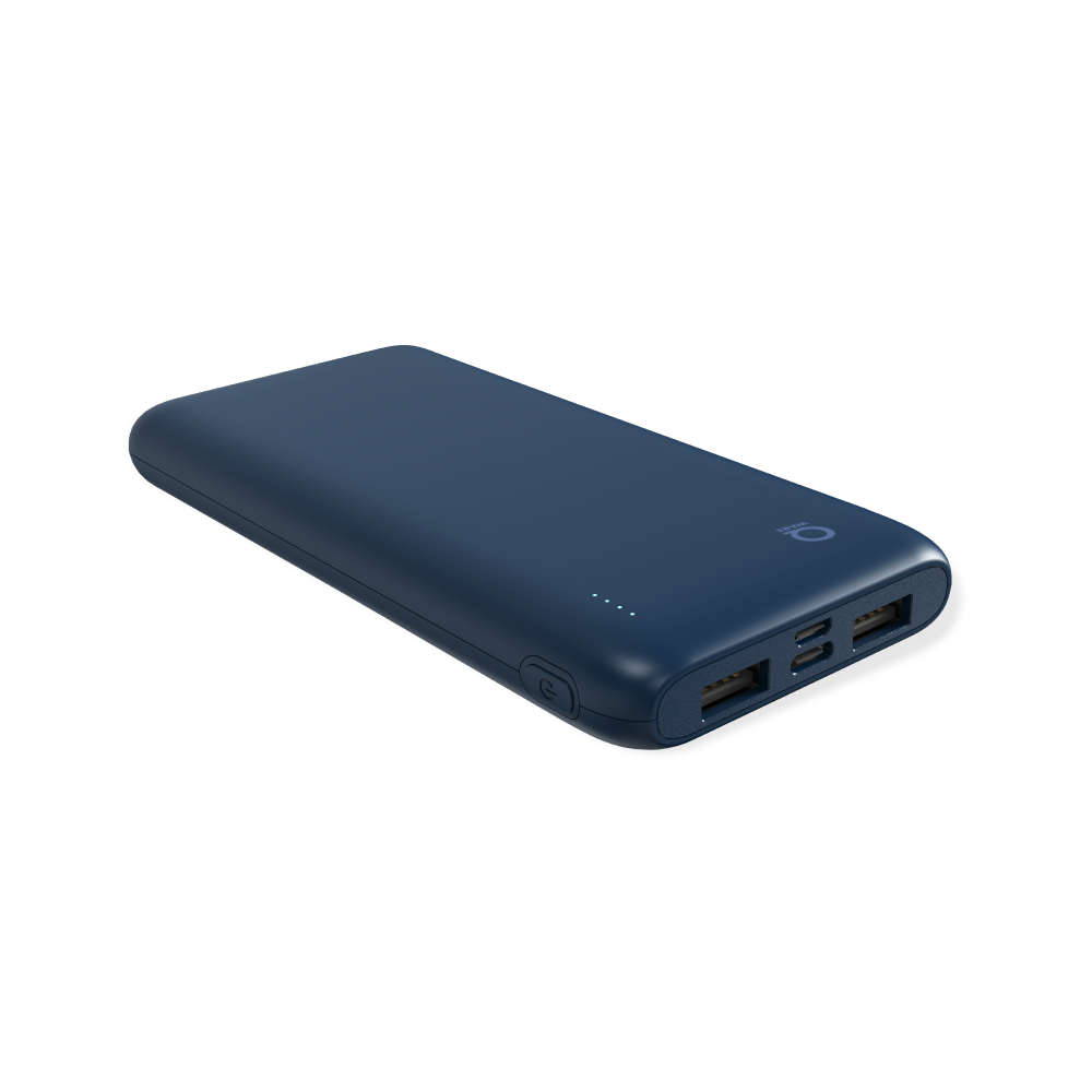 Qware 10.000 mAh Powerbank - Blue