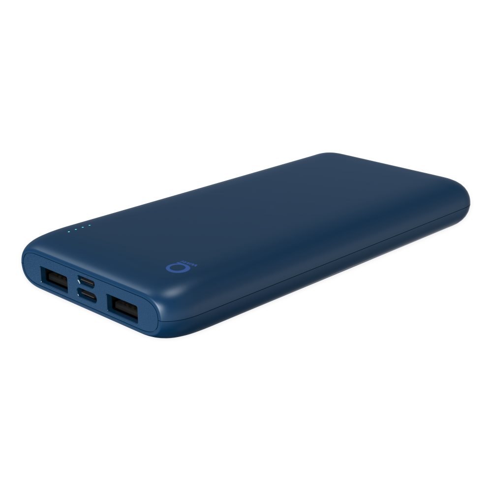 Qware 10.000 mAh Powerbank - Blue