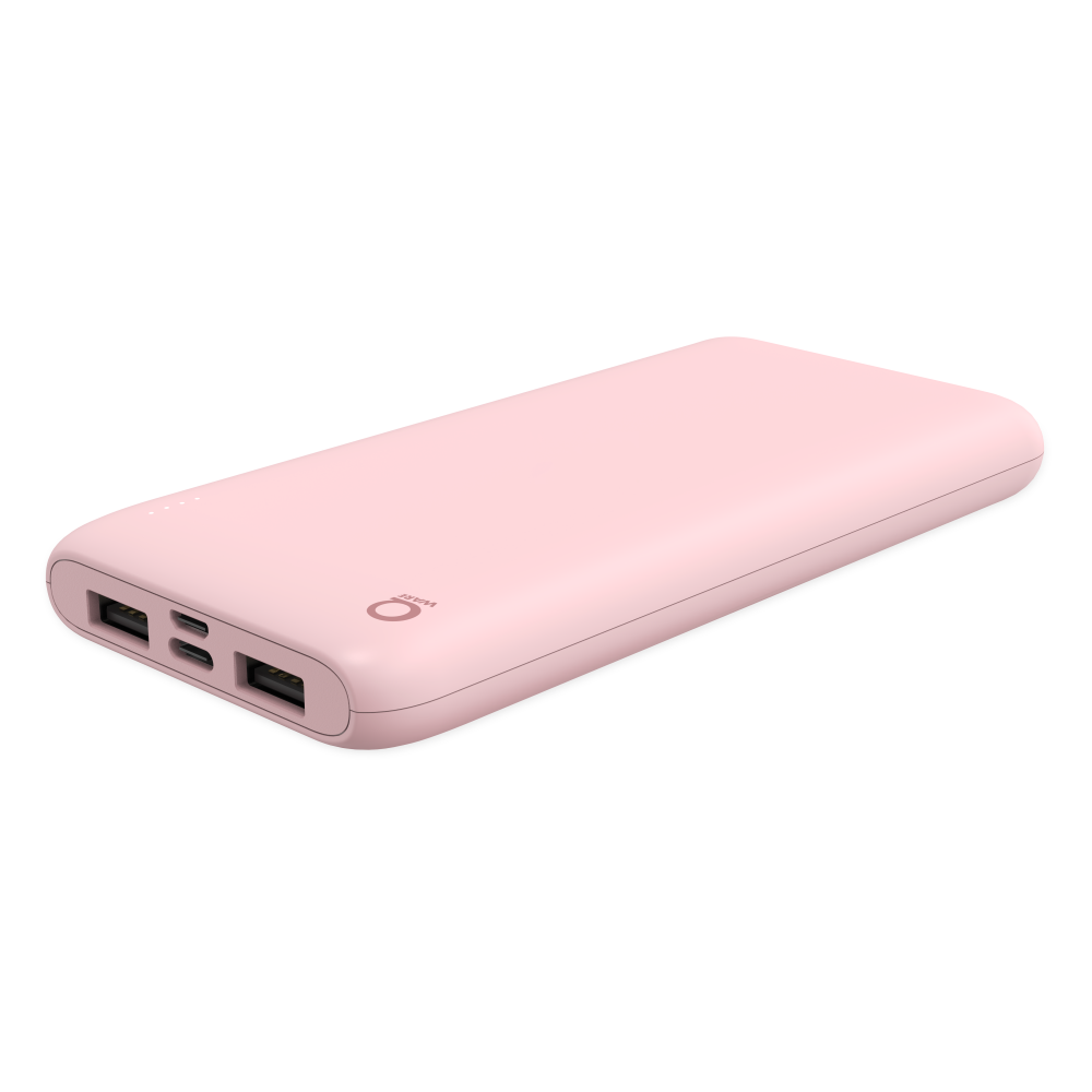 Qware 10.000 mAh Powerbank - Pink