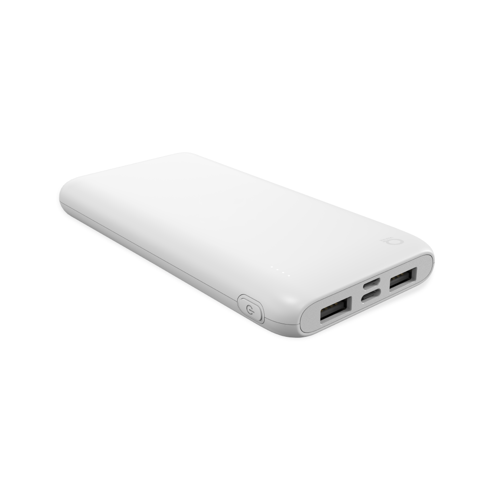 Qware 10.000 mAh Powerbank - White