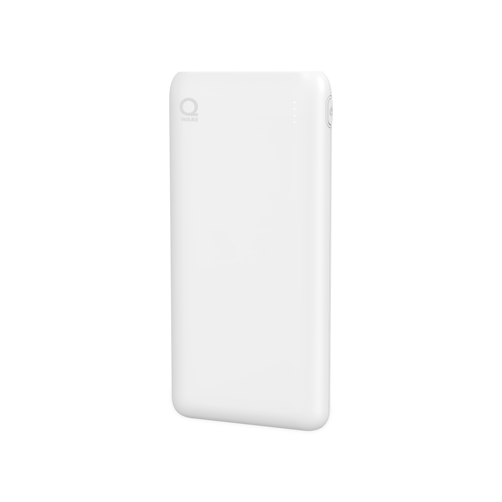 Qware 10.000 mAh Powerbank - White