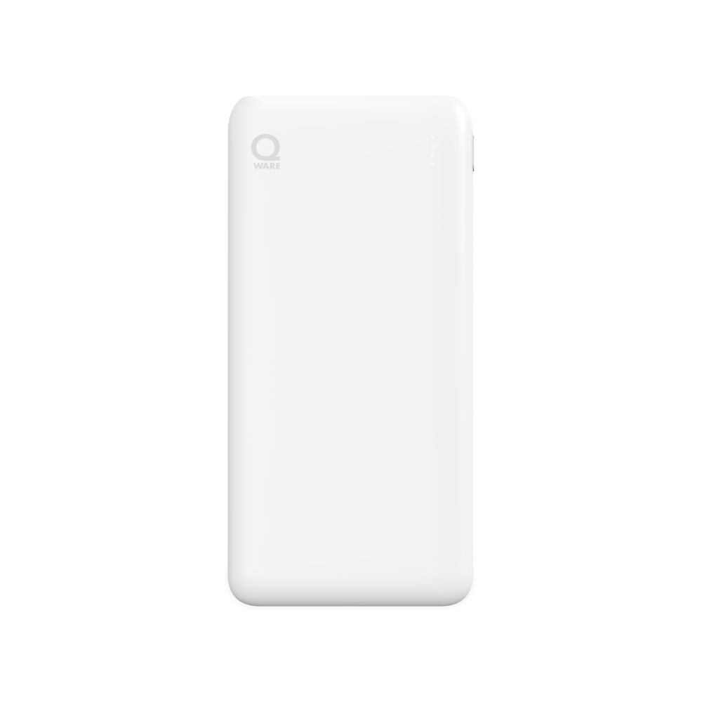 Qware 10.000 mAh Powerbank - White