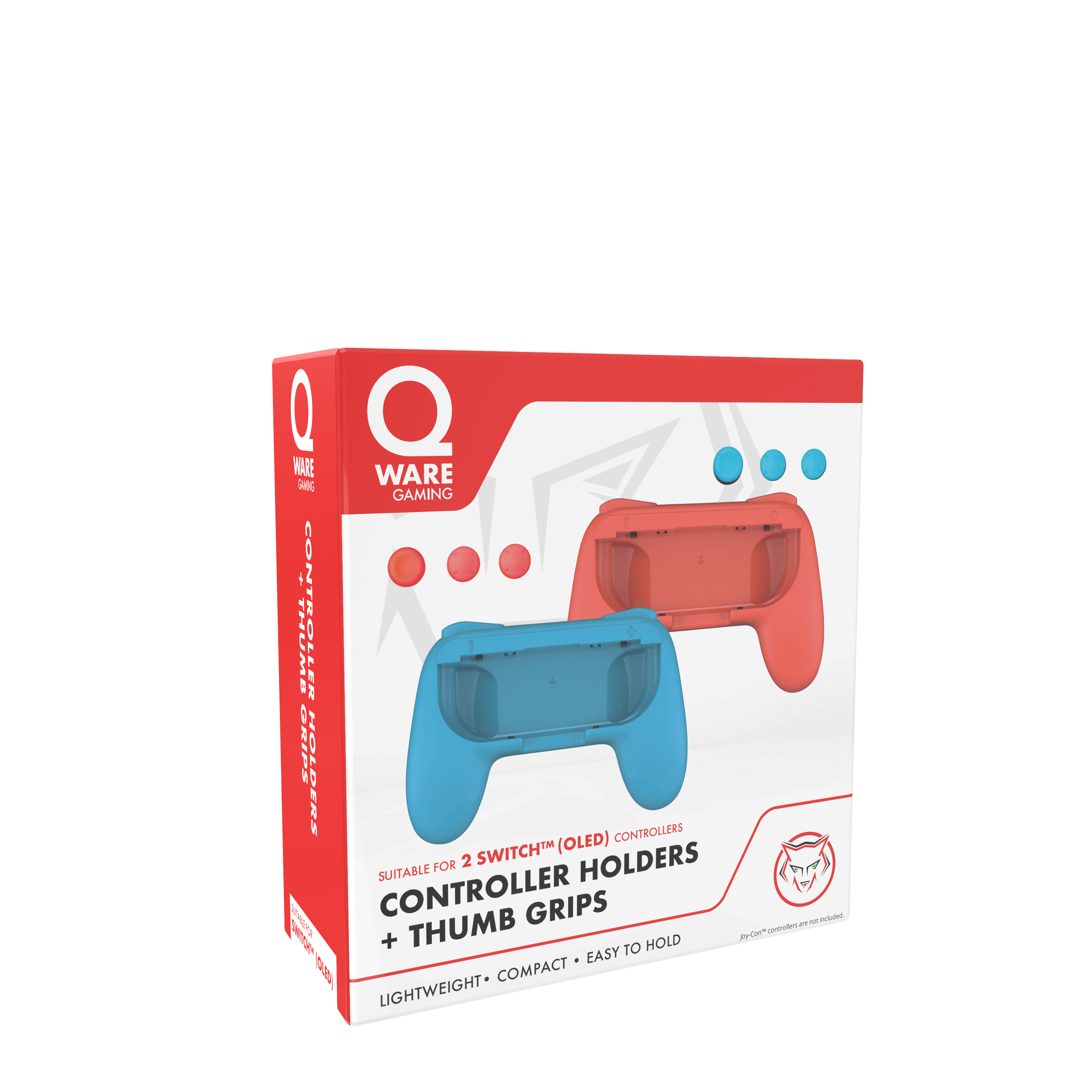 Controller Holders + Thumb Grips - Blue + Red