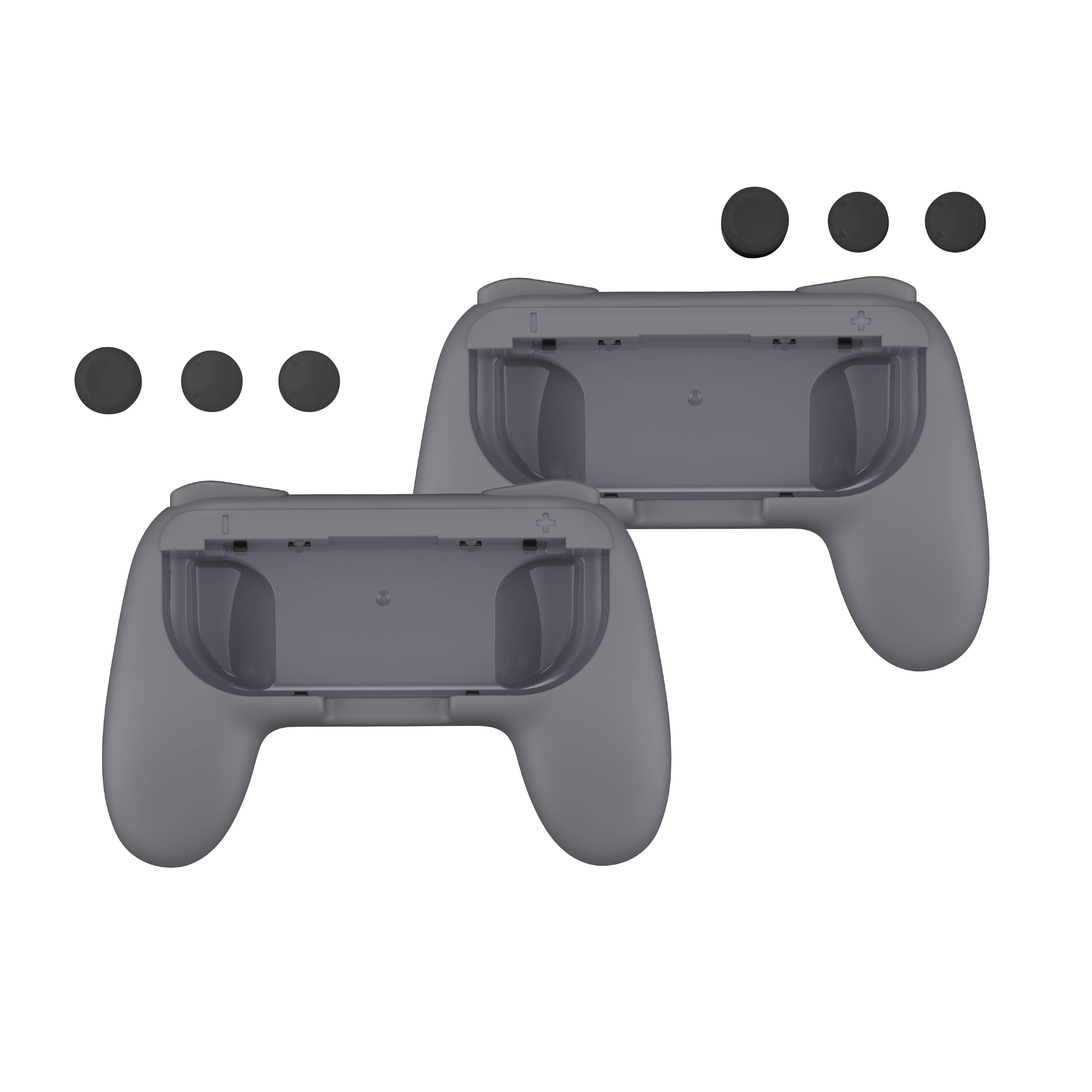 Controller Holders + Thumb Grips - Grey