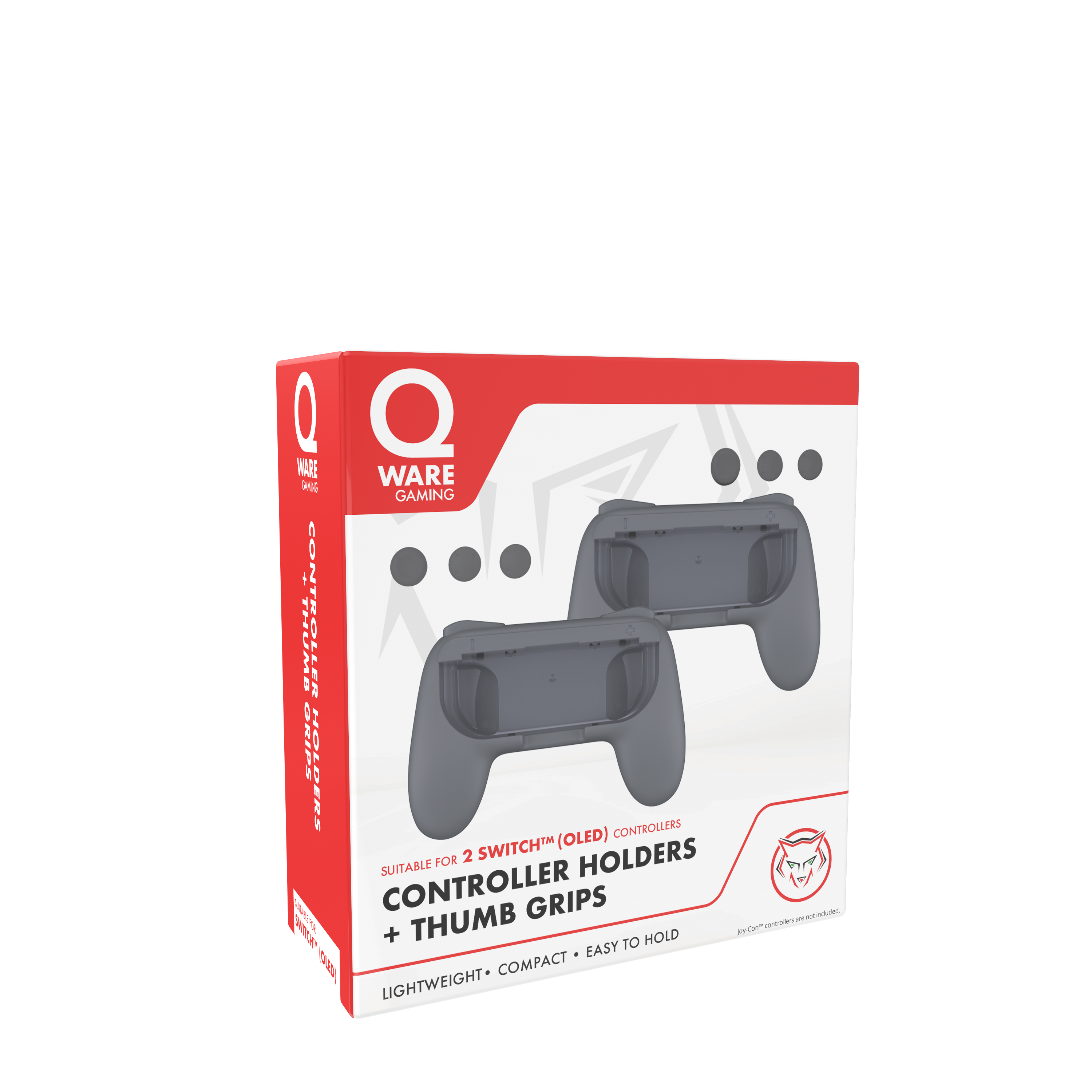 Controller Holders + Thumb Grips - Grey