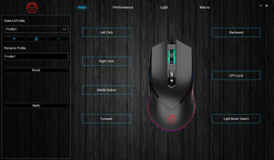 Milford Gaming Mouse - Black